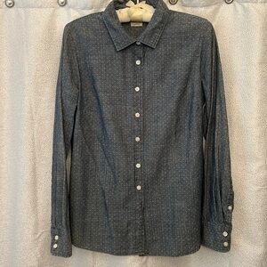 I.Crew Factory Dotted Chambray Shirt
